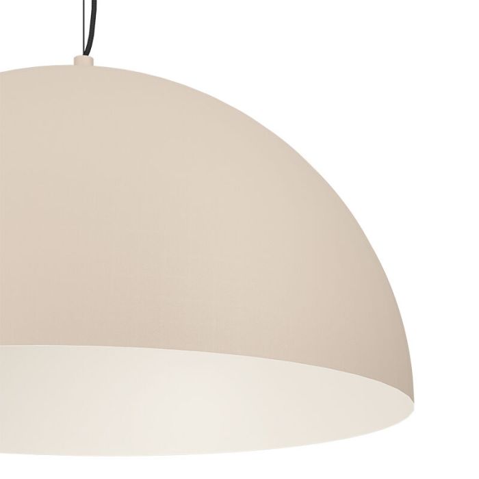 Beige pendel kuppel stål, Geneva