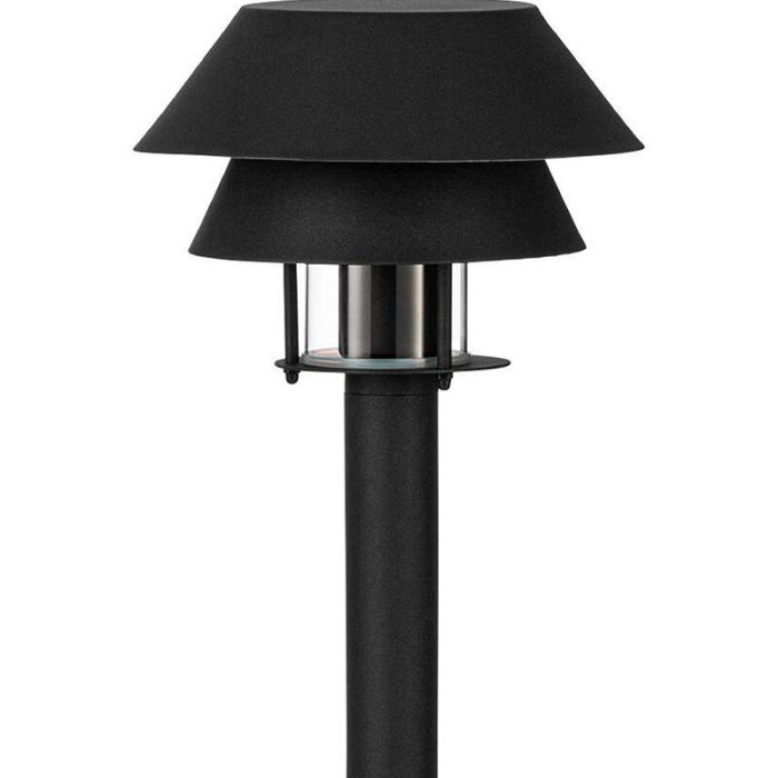 Sort udendørslampe stål, Cindy, IP65