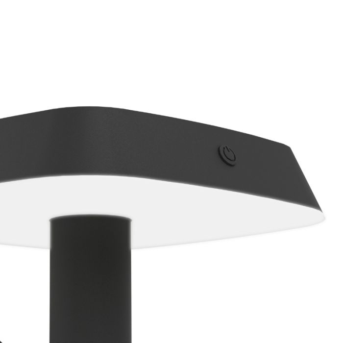 Sort udendørs væglampe solcelle plast, Ingemar, 8,5W, 3000K LED, IP65