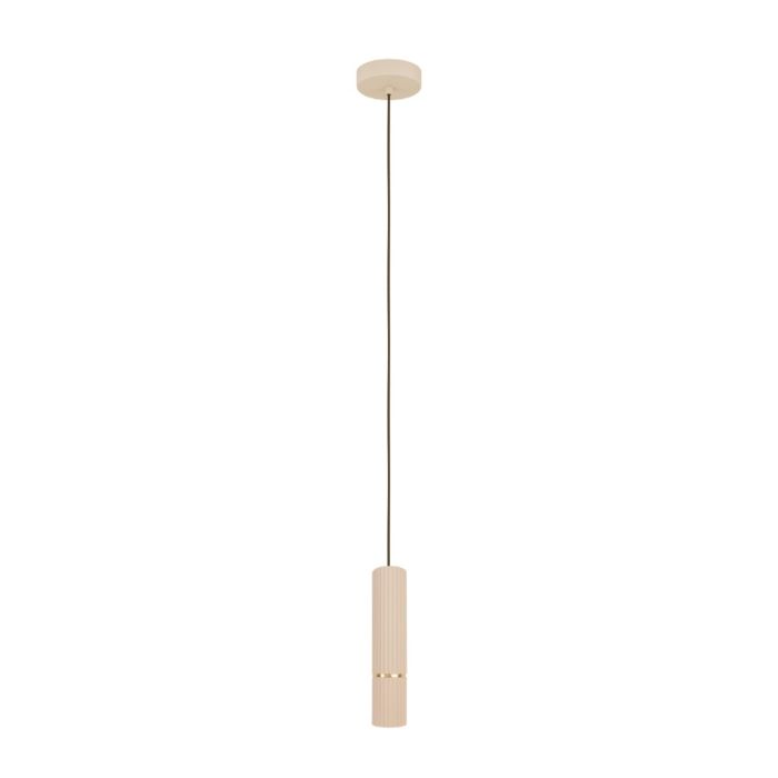 Beige modern pendler lampe stål, Vahid