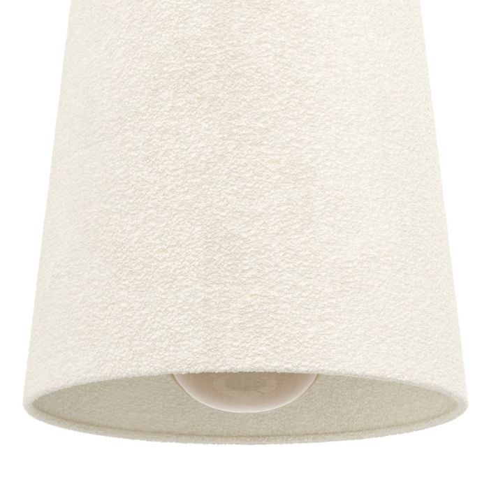 Sort modern pendler lampe stof, Siham