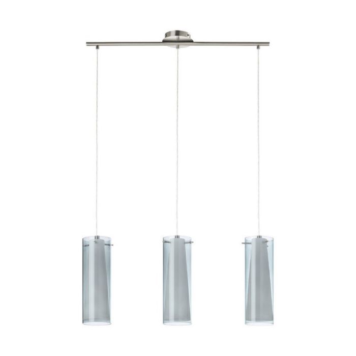 Grå modern pendler lampe glas, Barceno