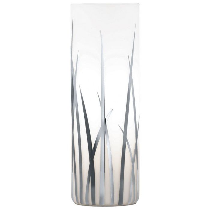 Krom design bordlampe glas, Ilyas, med brytare