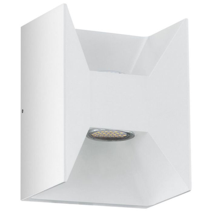 Hvid udendørslampe aluminium, Jeslynn, 3W, 3000K LED, IP44