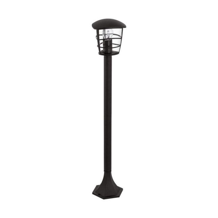 Sort modern udendørslampe plast, Inas, IP44