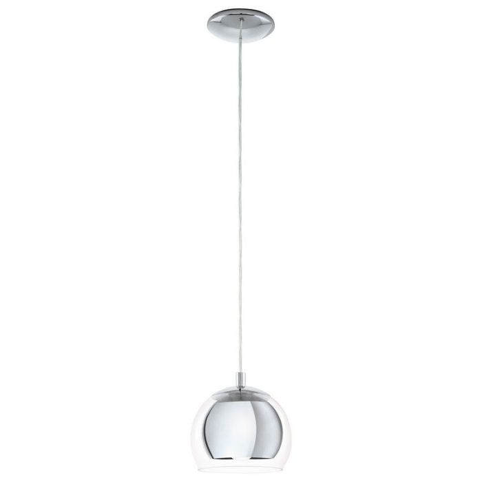 Krom design pendler lampe glas, Iroma
