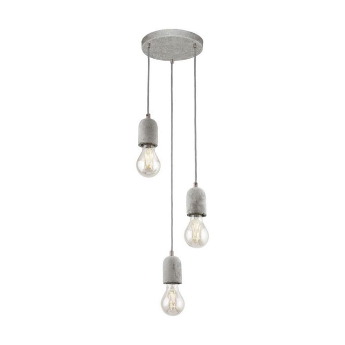 Beton pendler lampe grå, Antoni