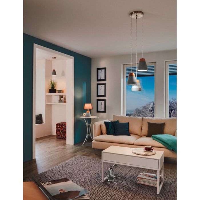 Beton pendler lampe brun, Antonio
