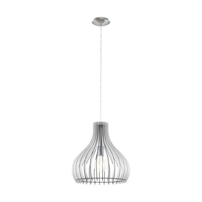 Træ pendler lampe hvid, Betsy