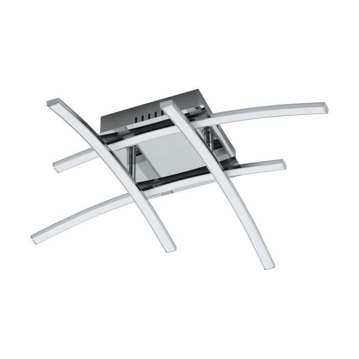 Krom modern plafond aluminium, Josua, 5W, 3000K LED