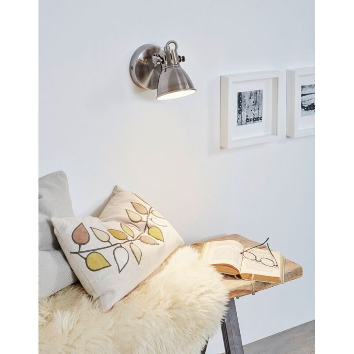 Creme vintage loftspot stål, Tinke