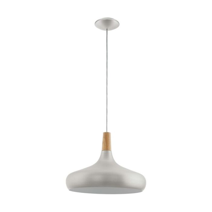 Sølv pendler lampe stål, Tjebbe