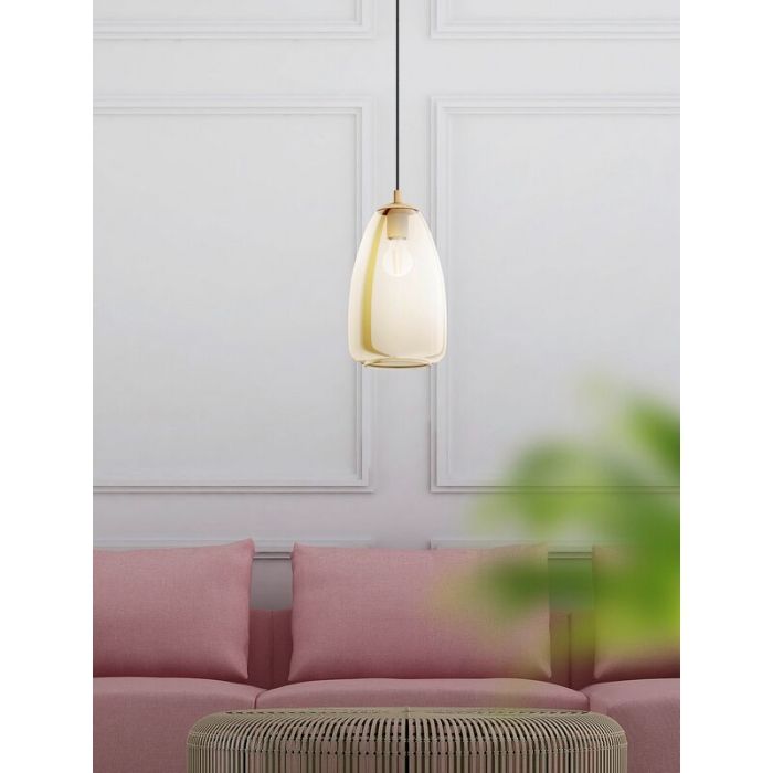Rav design pendler lampe glas, Fredericus