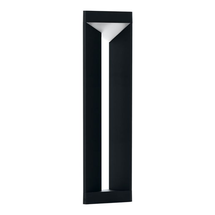 Sort modern udendørslampe aluminium, Lyke, 10W, 3000K LED, IP54