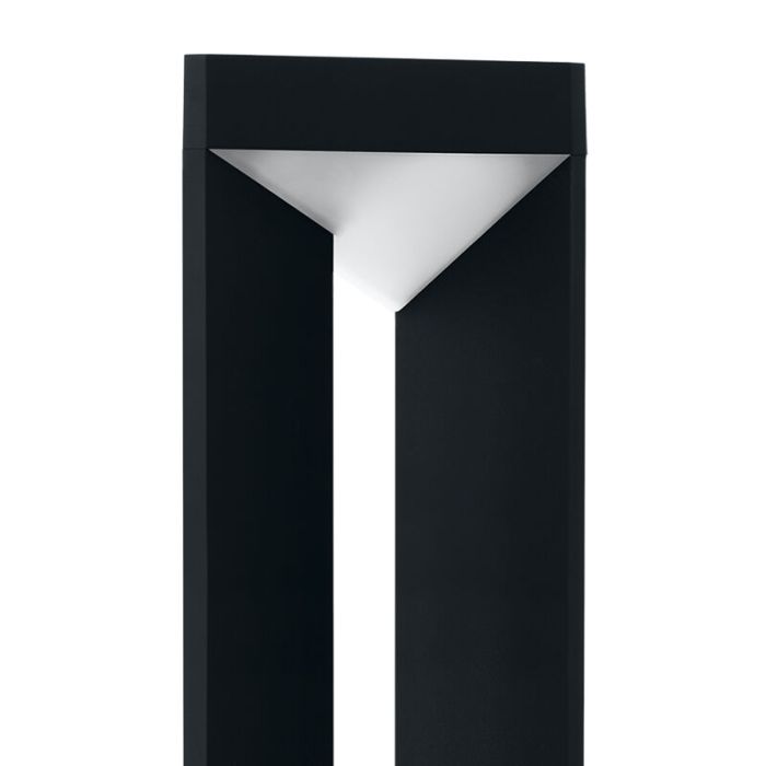 Sort modern udendørslampe aluminium, Lyke, 10W, 3000K LED, IP54