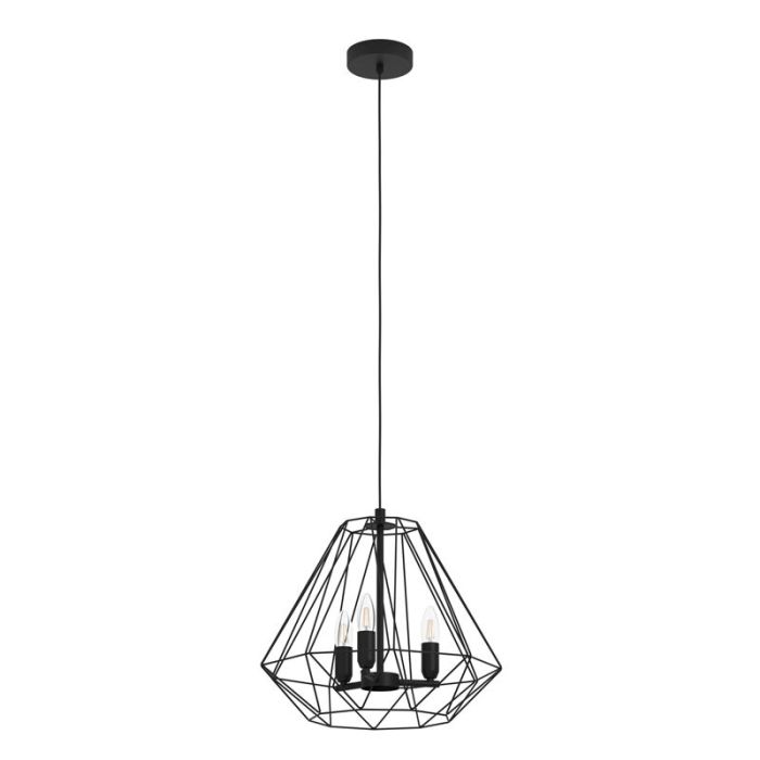 Sort industri pendler lampe aluminium, Kwok