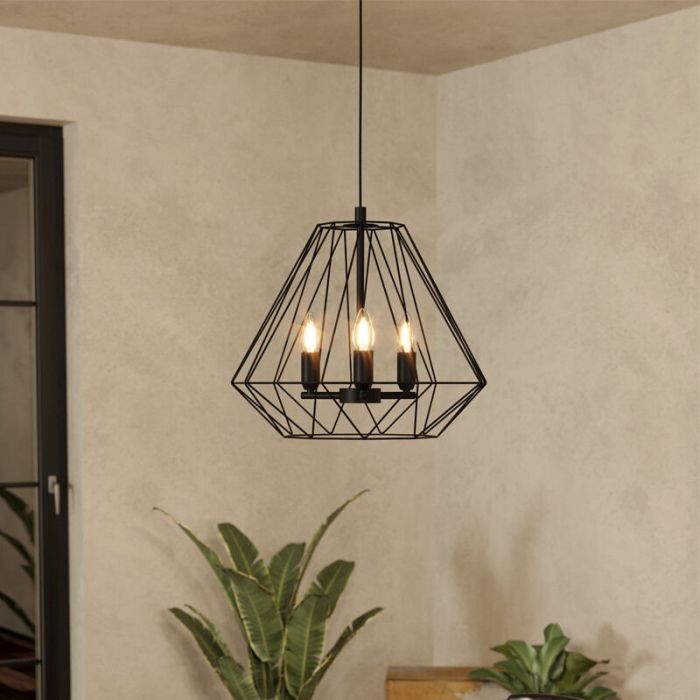 Sort industri pendler lampe aluminium, Kwok