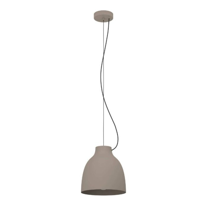 Taupe industri pendler lampe aluminium, Thijs