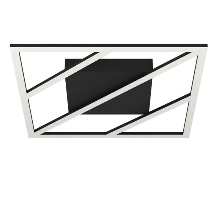 Sort design plafond aluminium, Kenley, 21W, varm til kold hvid justerbar LED, 3 trins lysdæmper