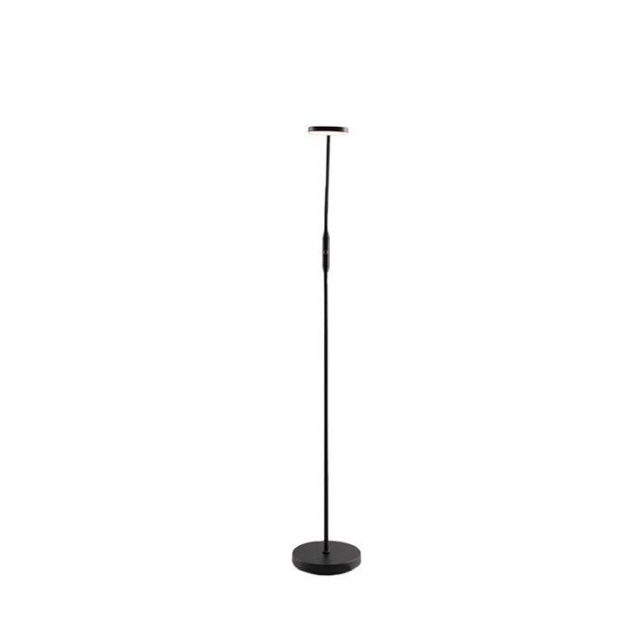Modern læselampe gulv sort, Salvador, 5W, 3000K LED, med brytare