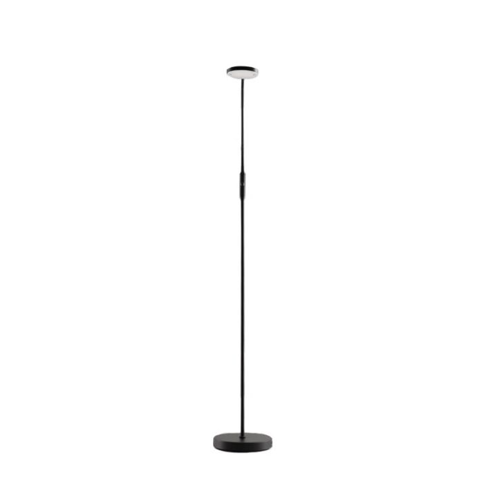 Modern læselampe gulv sort, Salvador, 5W, 3000K LED, med brytare