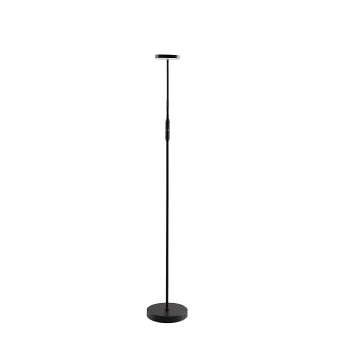 Modern læselampe gulv sort, Salvador, 5W, 3000K LED, med brytare