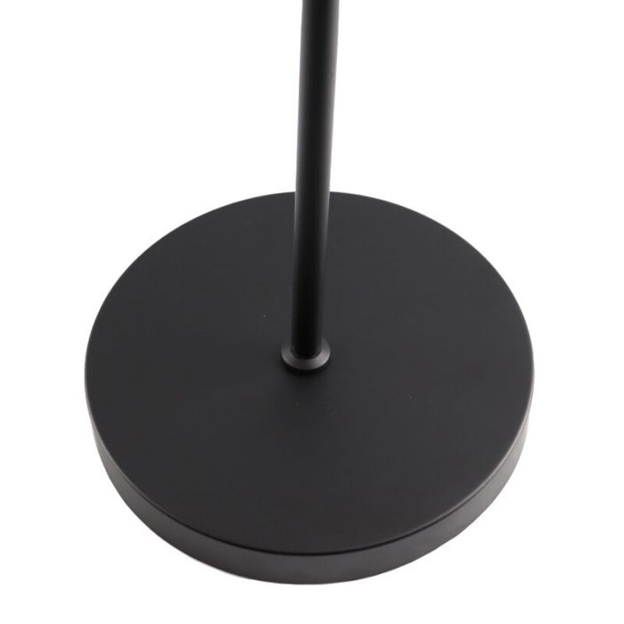 Modern læselampe gulv sort, Salvador, 5W, 3000K LED, med brytare
