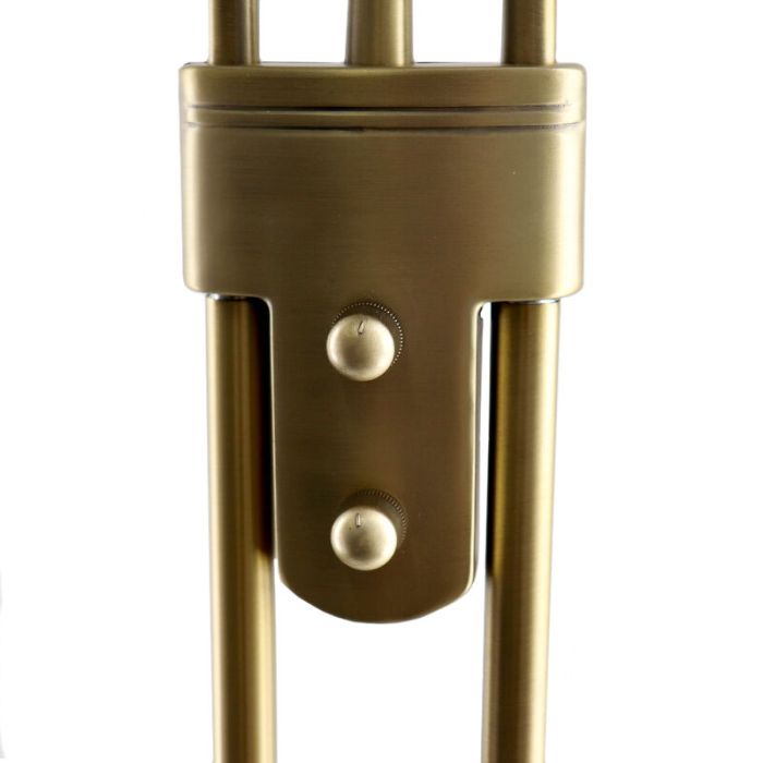 Modern læselampe gulv messing, Salvador, 18W, 3000K LED, med brytare