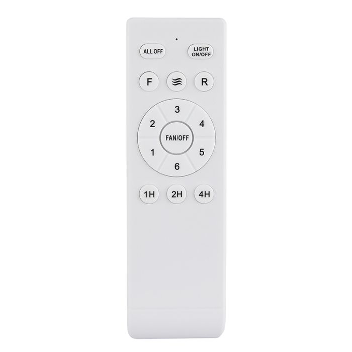 Brun rustik loftventilator metal, Majda, 22W, white switch LED, med fjärrkontroll