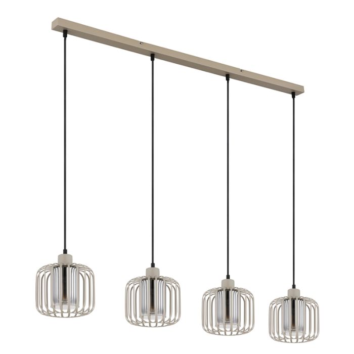 Beige industri pendel lampe spisebord metal, Jolanda
