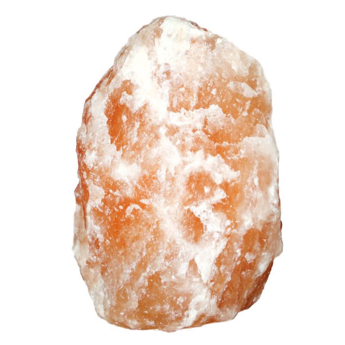 Orange saltlampe sten, Mersa, med brytare
