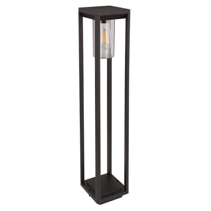 Sort modern udendørslampe plast, Vildan, IP44