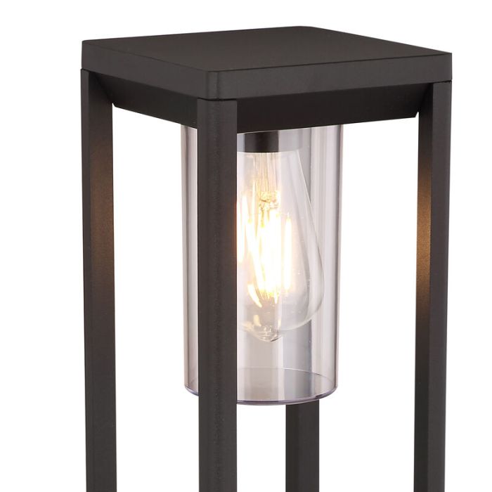 Sort modern udendørslampe plast, Vildan, IP44