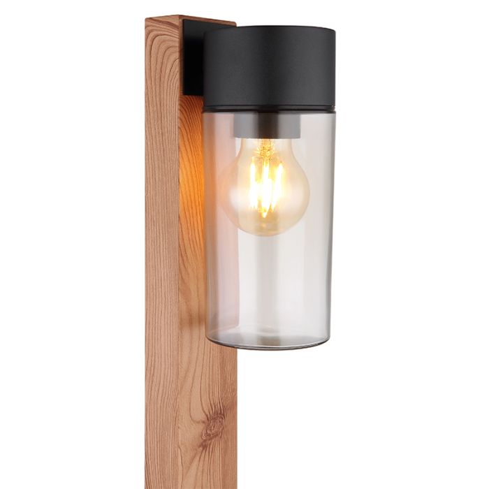 Brun modern udendørslampe rustfrit stål, Kiymet, IP44