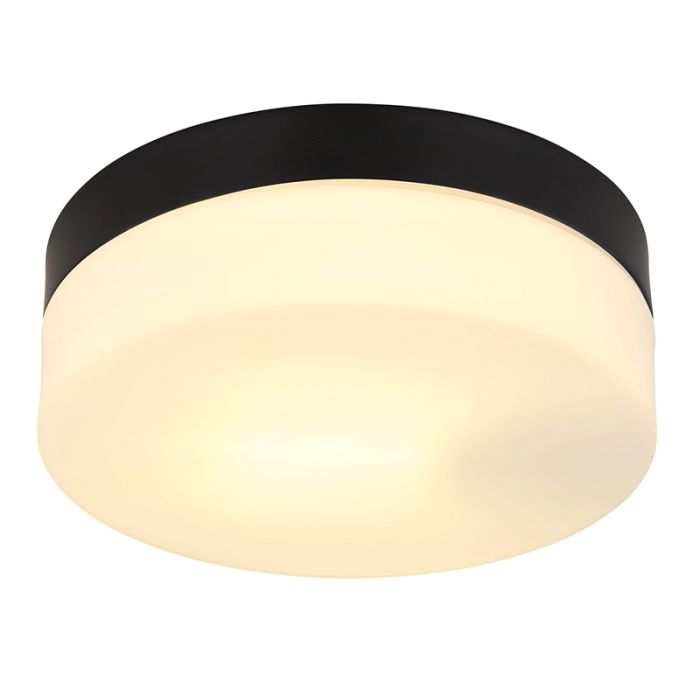 Sort udendørslampe plast, Maickel, IP44