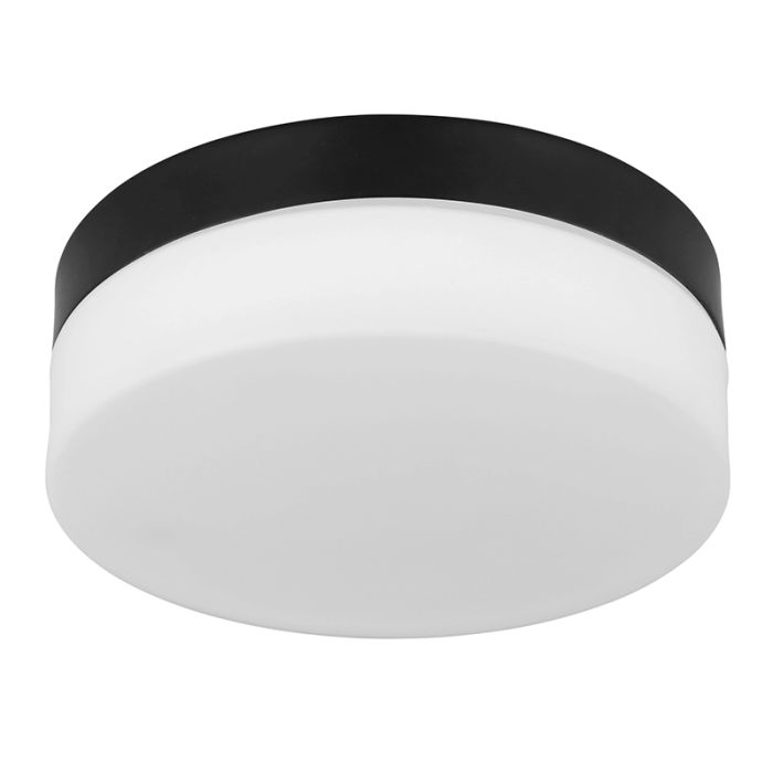 Sort udendørslampe plast, Maickel, IP44
