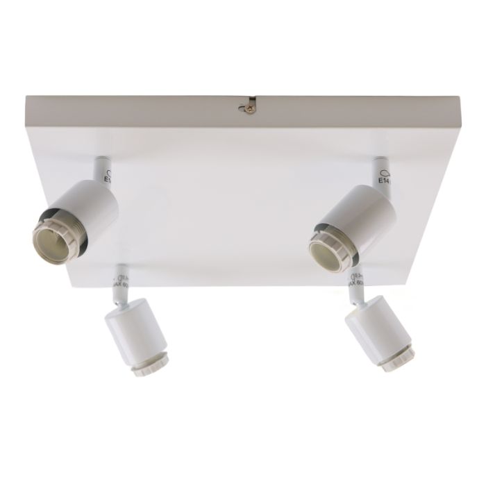 Aluminium roset hvid, Rika