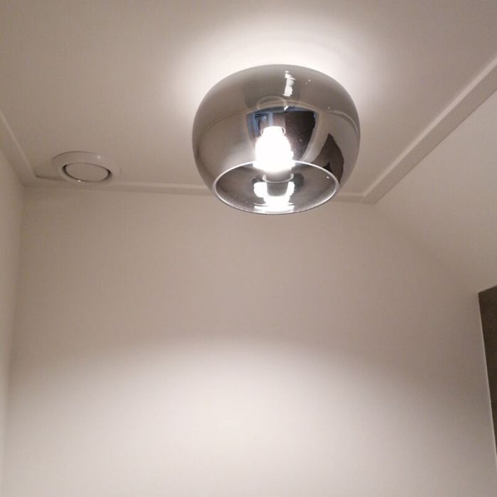 Design loftlampe grå, Vidro
