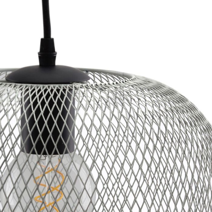 Industri pendel lampe spisebord grå, Emado