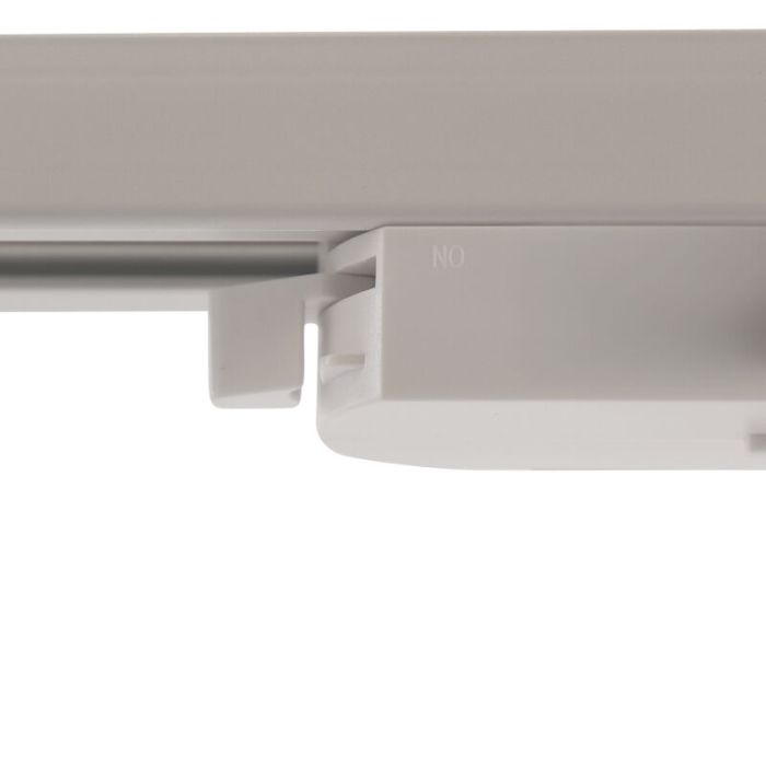 2M 1-faset skinnesystem hvid + 4 Alco skinnespots
