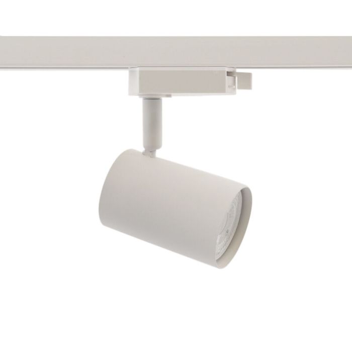 3M 1-faset skinnesystem hvid med L-connector + 5 Elena skinnespots