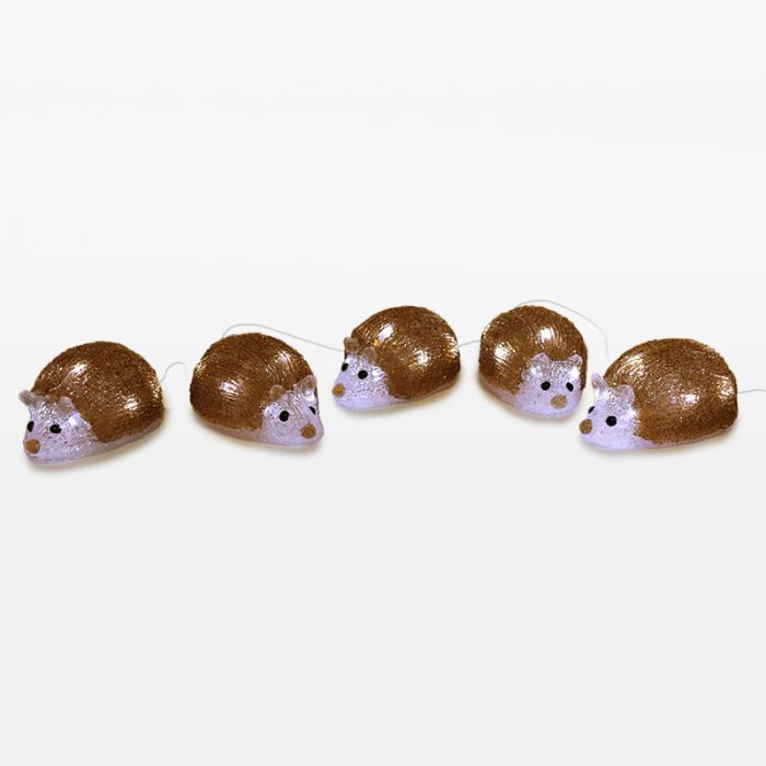 5 LED pindsvin, til indendørs og udendørs