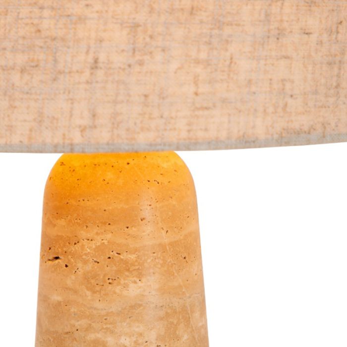 Beige bordlampe modern, Nimue, med brytare