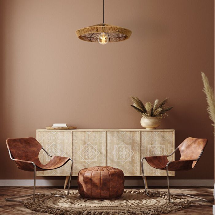 Rattan pendler lampe træ, Yunkai