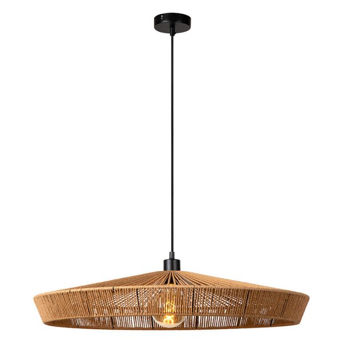 Rattan pendel lampe spisebord træ, Yunkai