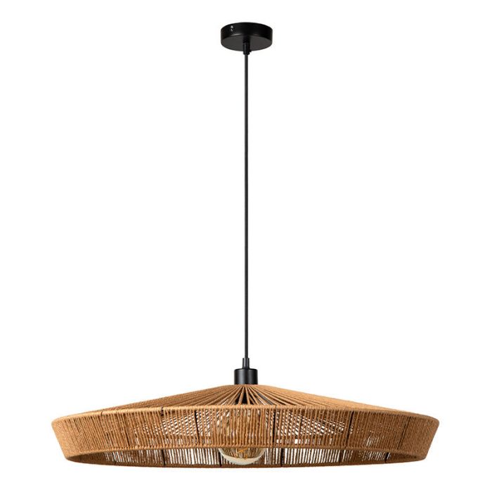 Rattan pendel lampe spisebord træ, Yunkai