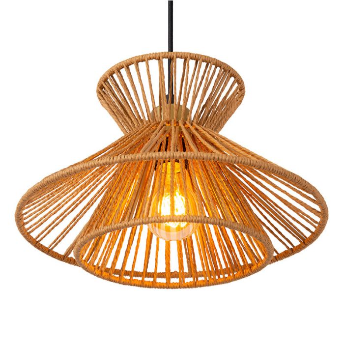 Rattan pendler lampe brun, Tasman
