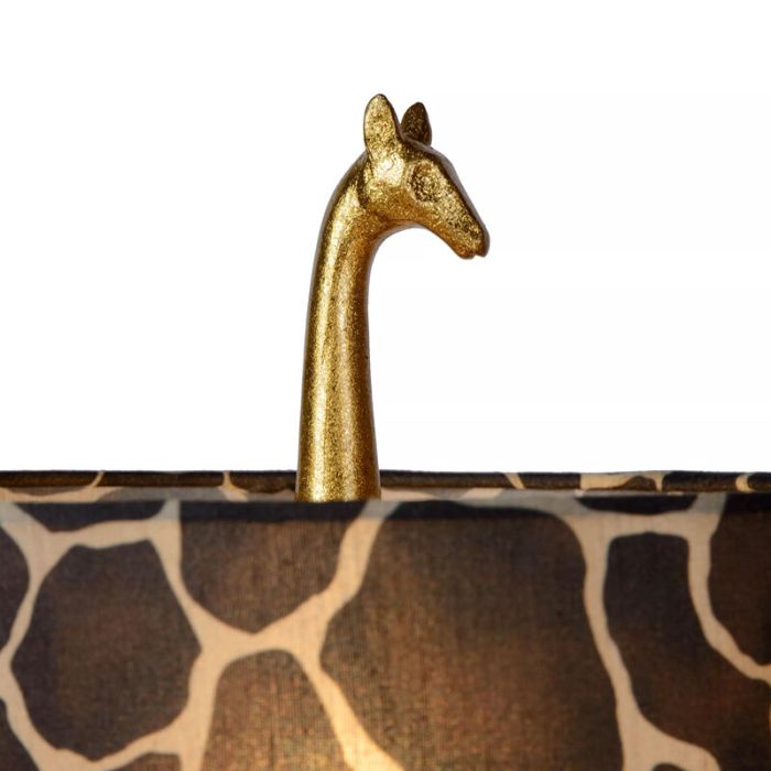 Brun bordlampe retro, Extravaganza Miss Tall, med brytare