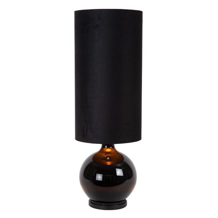 Sort gulv lampe retro, Esterad, med brytare