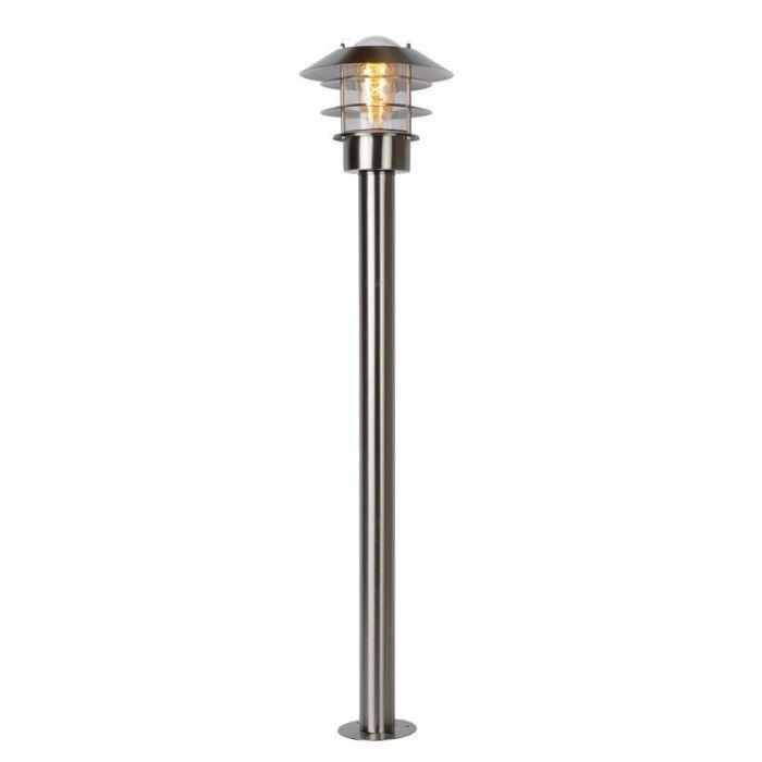 Krom lygtepæl modern, Zico, IP44